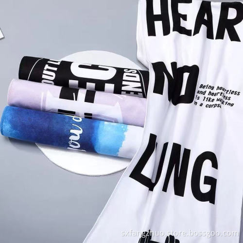 Soft Sports Sweat Towels Embroidered for Gym Fitness Workout Microfiber with Custom Logo